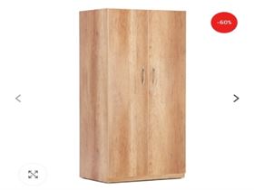 Manhattan Basic’s Monumental Oak Two door Wardrobe